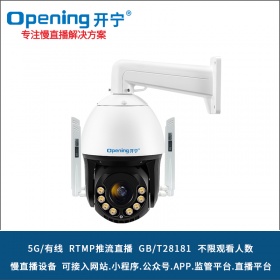 6寸5G监控直播全彩夜视智能球机